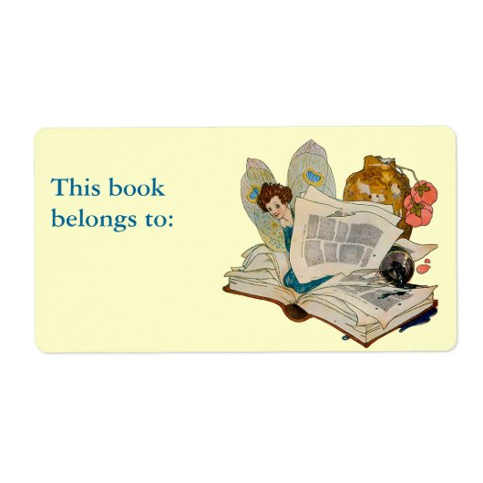 Étiquette Vin de livre Fairy (Devant)