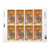 ÉTIQUETTE VIN DU VIGNOBLE DE LA REINE/RENAISSANCE ANTIQUE (Feuille entière)