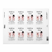 Étiquette Vin Mariage de porcs (Feuille entière)