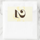 Étiquette Vin Numéro de tableau Stickers 2 (Sac)