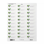 Étiquette Vin Tasting Party Raisins Adresse de retour (Feuille entière)