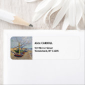 Étiquette Vincent van Gogh - Bateaux de pêche sur la plage (En situation)