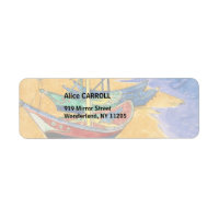 Vincent van Gogh - Bateaux de pêche sur la plage