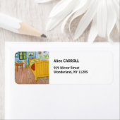 Étiquette Vincent Van Gogh - Chambre de Vincent à Arles (En situation)