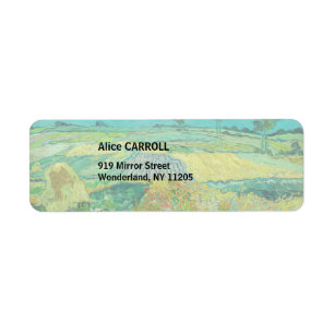 Étiquette Vincent van Gogh - Champs de blé près d'Auvers