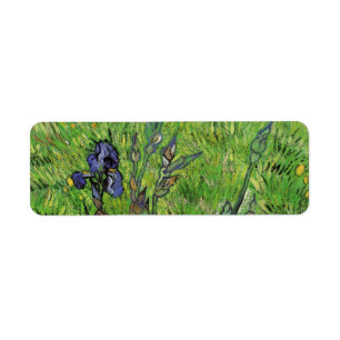 Étiquette Vincent van Gogh - Iris