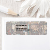 Étiquette Vincent Van Gogh - La Guinguette sur Montmartre (En situation)