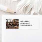 Étiquette Vincent Van Gogh - La Guinguette sur Montmartre (En situation)