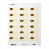 Étiquette Vincent van Gogh - La vie morte avec trois livres (Feuille entière)