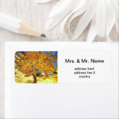 Étiquette Vincent van Gogh, Le Mulberry Tree (En situation)