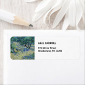 Étiquette Vincent van Gogh - Olive Orchard (En situation)