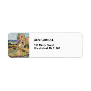 Étiquette Vincent van Gogh - The Old Mill