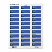 Étiquette Vincent Van Gogh The Starry Night Fine Art (Feuille entière)