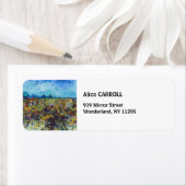 Étiquette Vincent van Gogh - Vignoble vert (En situation)