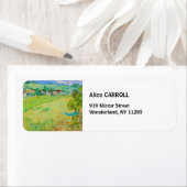 Étiquette Vincent van Gogh - Vue des Vessenots près d'Auvers (En situation)