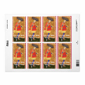 ÉTIQUETTE VINEYARD ROUGE / TAROTS ANCIENS (Feuille entière)