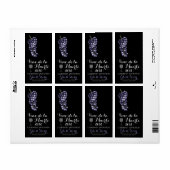 étiquette vino de la muerte (Feuille entière)