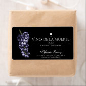 étiquette vino de la muerte (En situation)