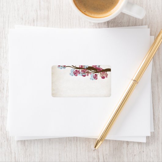 Étiquette vintage (En situation)