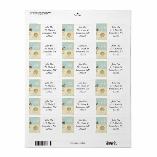 Étiquette Vintage (Feuille entière)