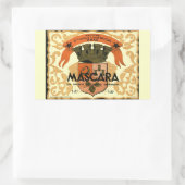 étiquette vintage algérien du vin, Mascara (Sac)