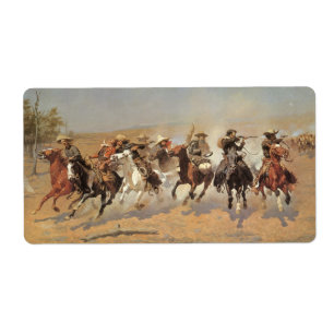 Étiquette Vintage Cowboys, une touche pour le bois par Remin
