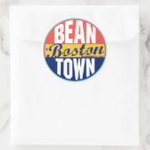 Étiquette Vintage de Boston (Sac)
