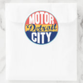 Étiquette Vintage de Detroit (Sac)