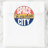 Étiquette Vintage de Houston (Sac)