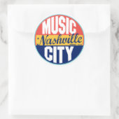 Étiquette Vintage de Nashville (Sac)