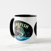 Étiquette vintage de pois de sériole - tasse (Devant gauche)