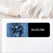 Étiquette vintage de raisins bleus (En situation)