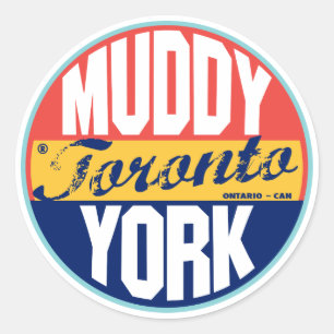 Étiquette vintage de Toronto