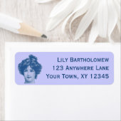 Étiquette Vintage femme (En situation)