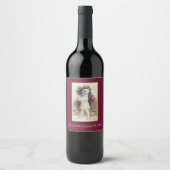 Étiquette : VINTAGE : FILLE + ARBRE DE NOËL (Devant)