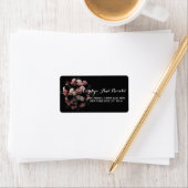 Étiquette vintage foncé (En situation)