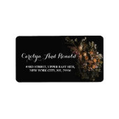 Étiquette vintage foncé (Devant)