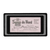 Étiquette vintage français de savon (Devant)