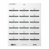 Étiquette Vintage Hen | Campagne (Feuille entière)