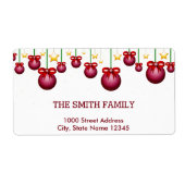 Étiquette Vintage Noël (Devant)