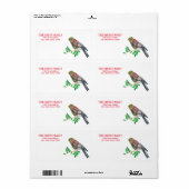 Étiquette Vintage Noël (Feuille entière)