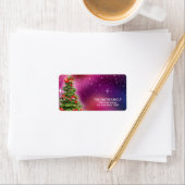 Étiquette Vintage Noël (En situation)