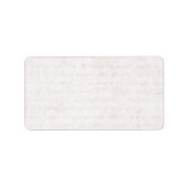 Étiquette Vintage Paper (Devant)