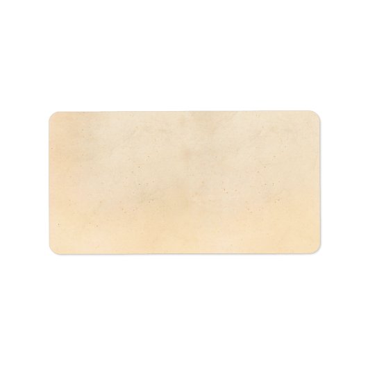 Étiquette Vintage papier parchemin de 1850 Modèle blanc (Devant)