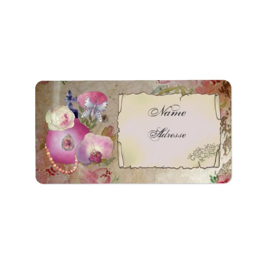 Étiquette Vintage Parfüm (Devant)