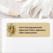 Étiquette Vintage pears (En situation)