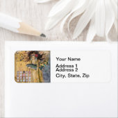 Étiquette Vintage Pisces femme gothique classique (En situation)