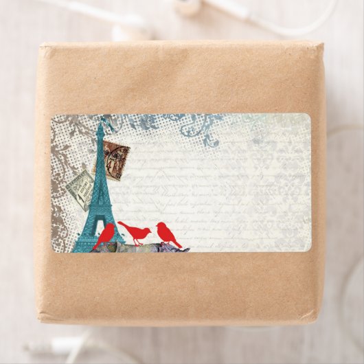 Étiquette Vintage rhino (En situation)