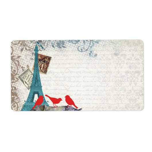 Étiquette Vintage rhino (Devant)