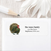 Étiquette Vintage Tom Turquie (En situation)